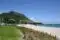 Image of the beach at Tauranga with Mount Maunganui in the background