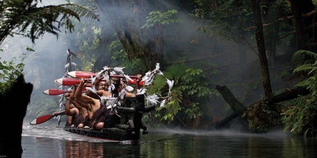 Mitai Maori Village Waka Canoe