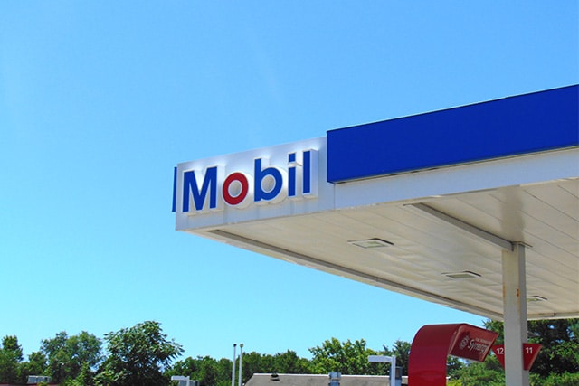 Mobil Fuel Station