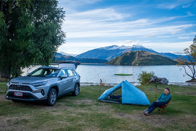 GO Rentals Hybrid Car travelling around New Zealand